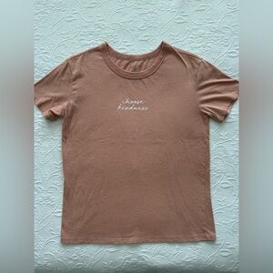 Zoe + Liv Pink Fitted T-Shirt